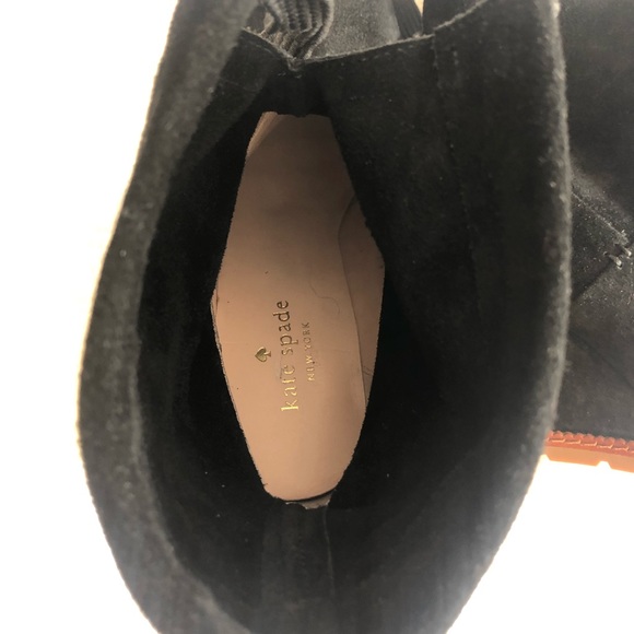 New Kate Spade Saunders Suede Booties - Picture 2 of 7